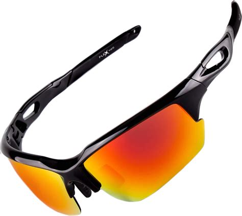 polarized sports sunglasses for men and women ultra tough and lightweight frame with uv400 hd lens