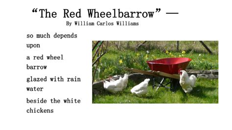 The Red Wheelbarrow By Gregoire Durand On Prezi