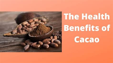 The Health Benefits Of Cacao Healthy Well Youtube