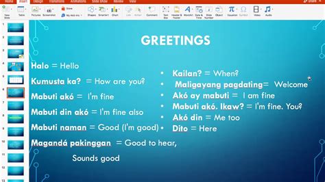 Tagalog Lesson 2 - YouTube