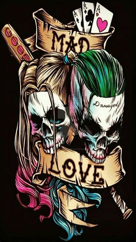 Mad Love Harley Quinn Joker Hd Phone Wallpaper Peakpx