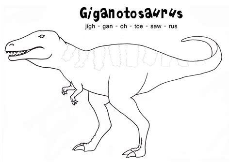 Dinosaur Coloring Pages Giganotosaurus This Image You Could Find At
