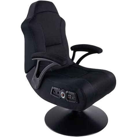 X Rocker X Pro 300 Black Pedestal Gaming Chair Rocker With Built In