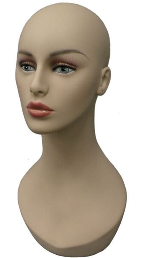 Plastic Mannequin Head Display Head Display Head Form