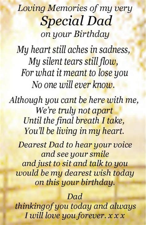 Happy Birthday To My Father In Heaven Poems Happy Birthday Dad In