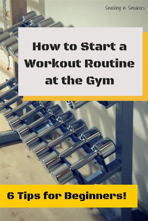 You must be logged in to post comments. How to Start a Workout Routine at the Gym - Fitness Tips for Beginners! - Snacking in Sneakers