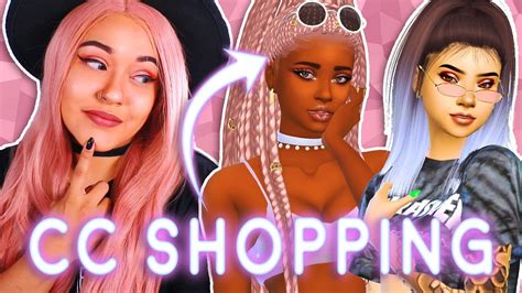 Sims 4 Huge Cc Shopping Video Cc Links Included Youtube