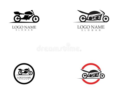 Plantilla Del Logotipo De La Motocicleta Ilustración Del Vector