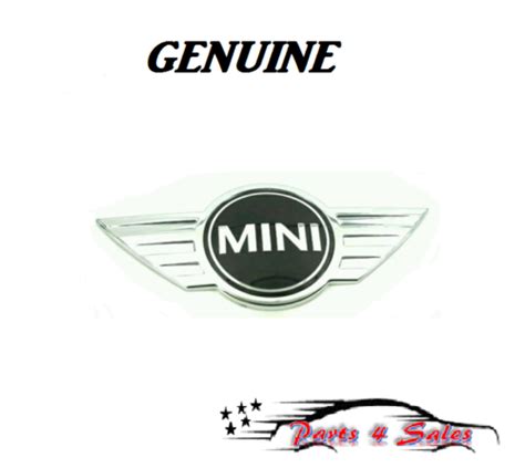 New Mini Cooper Genuine Emblem Mini Rear Hatch Decklid 51147026186
