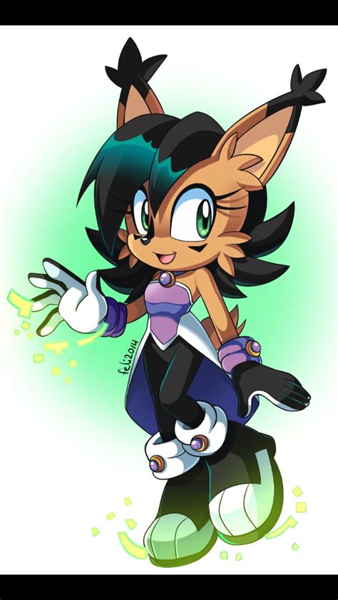 Nicole The Holo Lynx Sonic Fan Characters Sonic Fan Art Sonic Heroes