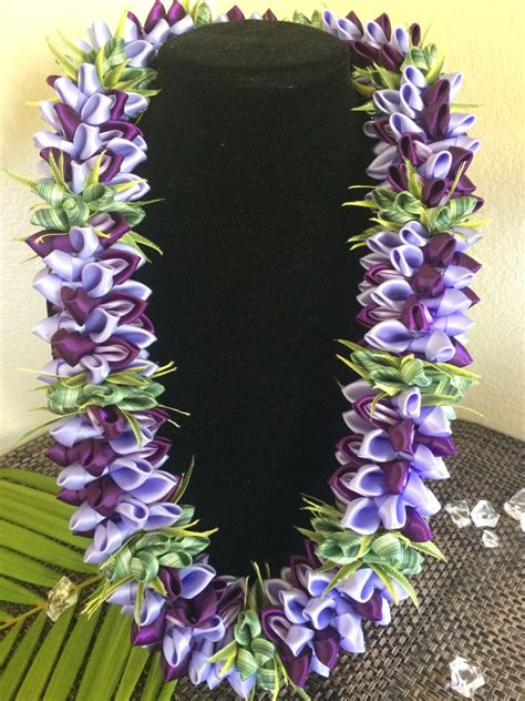 Tahitian dance ribbon lei ukulele tabs world crafts arts and crafts diy crafts cloth flowers diy garland flower garlands. Morning glory with maile | Graduation leis diy, Ribbon lei, Graduation leis