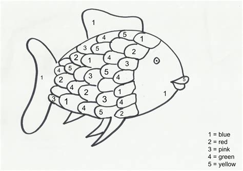 Rainbow Fish Color Coloring Home