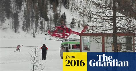 Avalanche In Italian Alps Leaves Six People Dead Italy The Guardian