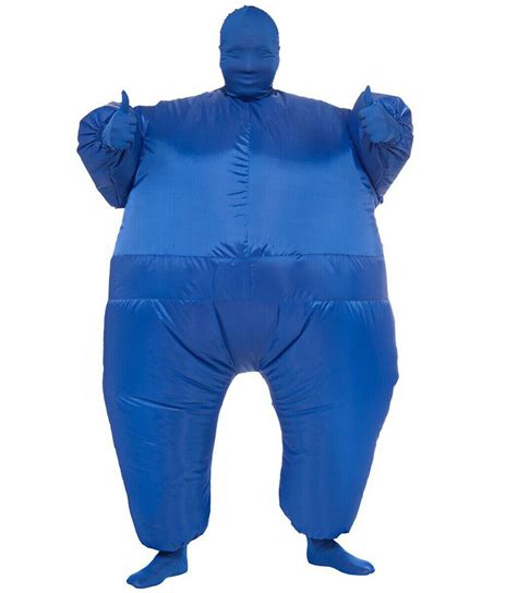 Adult Inflatable Suit Fat Suit Costume Fat Chub Sumo Blow Up Fancy Dress Costume Ebay