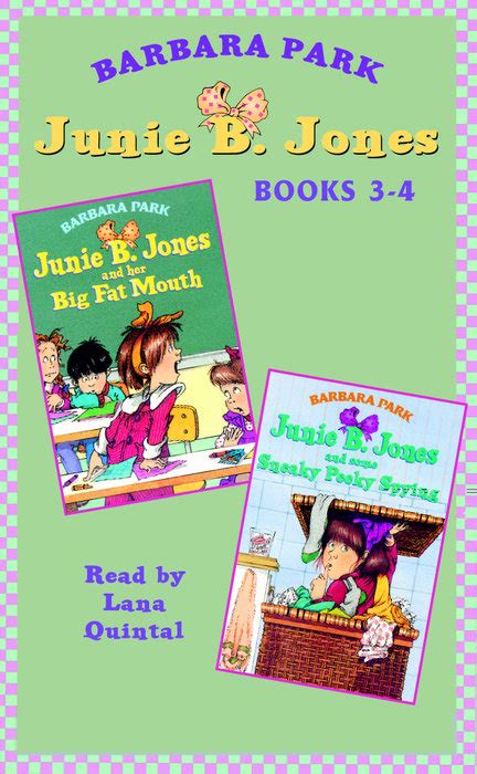Junie B Jones Books 3 4 By Barbara Park Penguin Random House Audio
