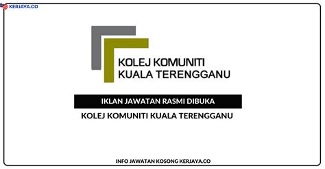 Cari tawaran pekerjaan terbaik dan memohon hari ini. Jawatan Kosong Terkini Kolej Komuniti Kuala Terengganu ...