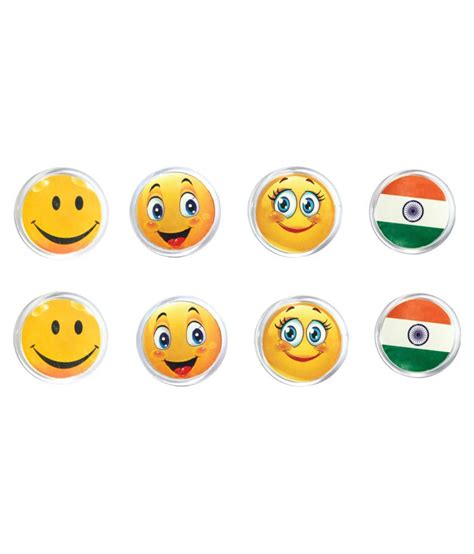 Smileyemoji Badge Pins Buttons Set Of 8 Badges Buy Smileyemoji