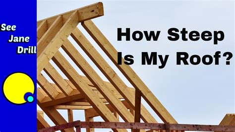 How To Determine The Pitch Of A Roof Youtube