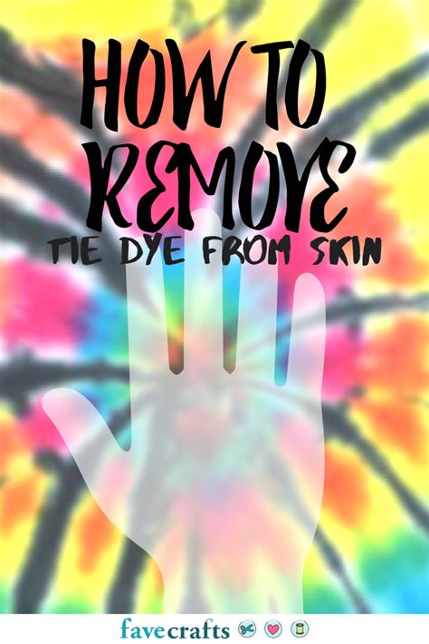 Dying your own hair can be a good way to save money and get the results you want if you know what you're doing. How to Remove Tie Dye from Skin | FaveCrafts.com