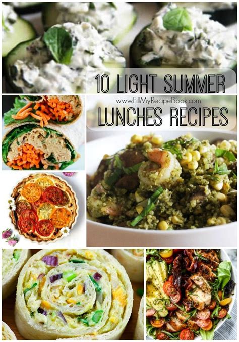 10 Light Summer Lunches Recipes Fill My Recipe Book