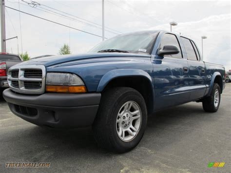 2004 Dodge Dakota Sxt Quad Cab In Atlantic Blue Pearl Photo 13