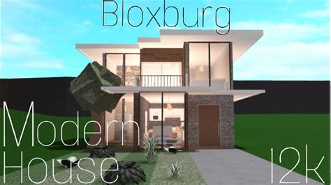 If you're new to bloxburg, and strapped for cash, this house values another take on a cheap, but functional modern home. Bloxburg Modern House 12k| ROBLOX Bloxburg - YouTube