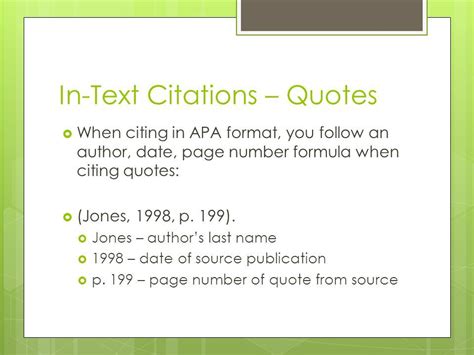 In Text Citation Quote Shortquotescc
