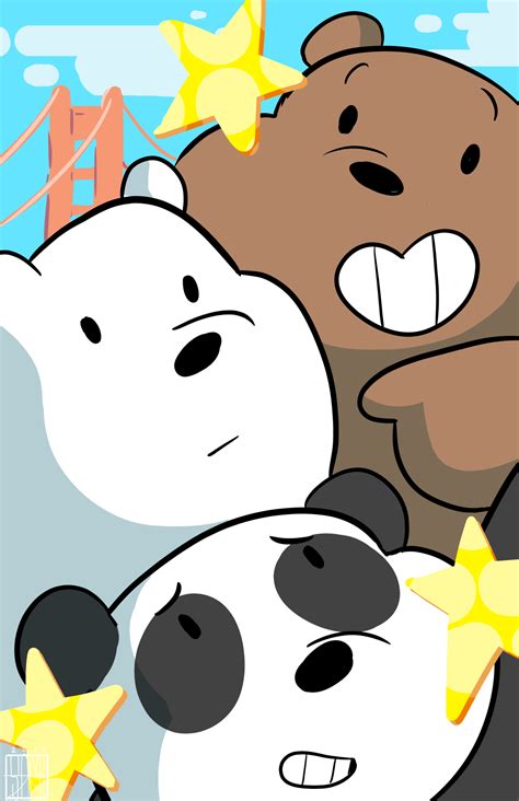 We Bare Bears Hd Iphone Wallpapers Wallpaper Cave