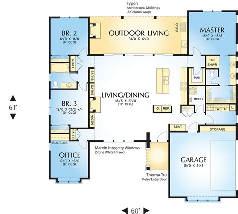 Main Floor Plan Image Of Epping Retirement House Plans New House