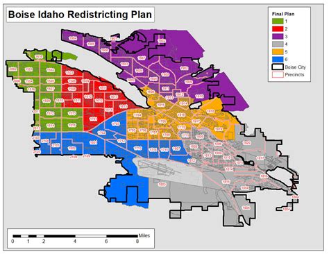 City Council Election Districts City Of Boise