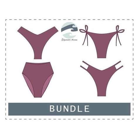 Bikini Bottoms Bundle Best Sellers Diy Swimwear Swimsuit Pattern