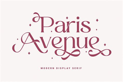 Paris Avenue Font Download Fonts