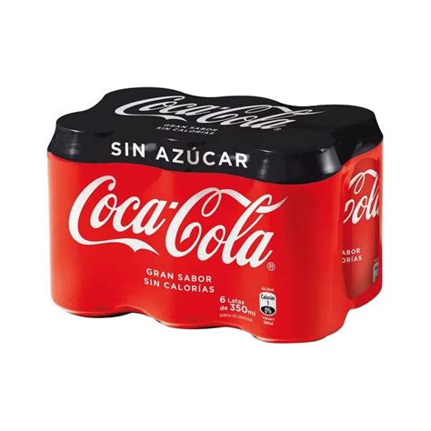 Pack Latas De Bebida Coca Cola Zero Ml