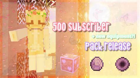 500 Subscriber Texture Pack Release New Equipment Solo Bedwars
