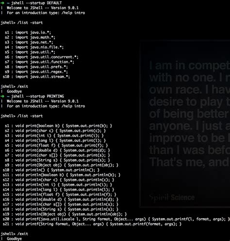 Java Different Ways To Load Script On Jshell Startup Stack Overflow