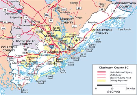 Maps Of Charleston County South Carolina