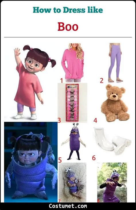 Boo Monsters Inc Costume For Cosplay And Halloween