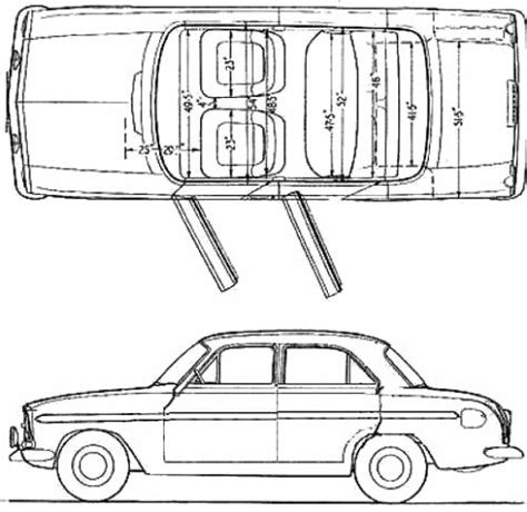 1964 Vauxhall Victor Fb Vx490 Sedan Blueprints Free Outlines