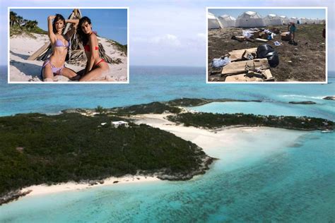 Private Caribbean Island Used To Promote The Infamous Fyre Festival With Models Hayley Baldwin