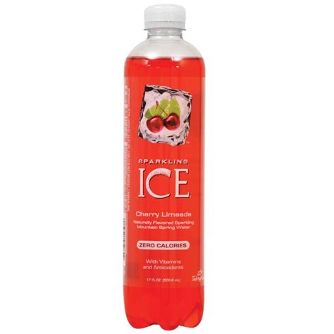Sparkling Ice Cherry Limeade Sparkling Spring Water 17 Oz Bottles