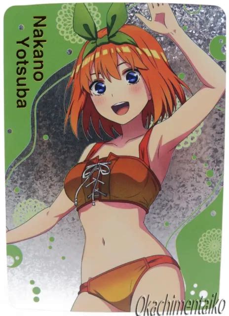 SEXY CARD WAIFU Manga Anime Naked Doujin Nude Yotsuba Nakano Swimsuit