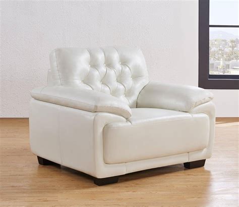 Buy Global Furniture U1066 Sofa Set 2 Pcs In White Bonded Leather Online