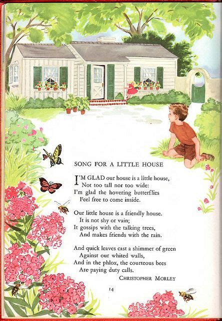 Song For A Little House Childrens Poems Kids Poems Childrens Poetry