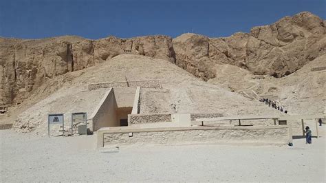 Tomb Of King Tutankhamun From The Outside Valley Of The Kings Luxor