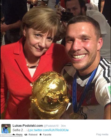 Lukas Podolski Kissed By Bastian Schweinsteiger In Selfie After Germany