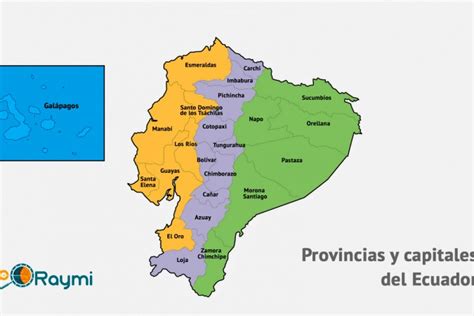 Mapa Político Del Ecuador