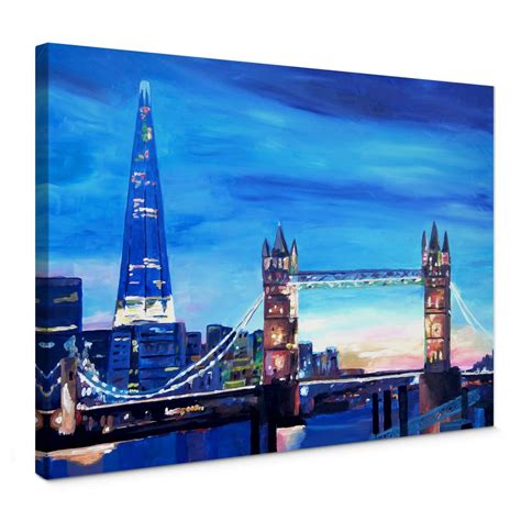 Leinwandbild Bleichner London Tower Bridge Und The Shard Wall Artde