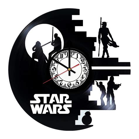Star Wars Tatooine Handmade Vinyl Record Wall Clock Home