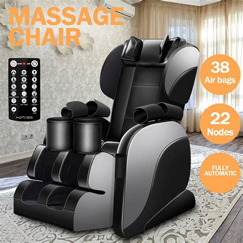 Homasa Full Body Electric Massage Chair Recliner Zero Gravity Shiatsu