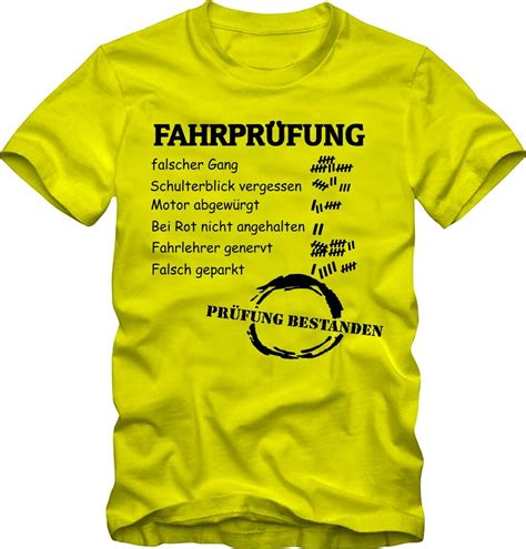 Weitere ideen zu lustig, motorrad, motorrad sprüche. Führerschein bestanden Geschenk T-Shirt Fahrschulprüfung ...